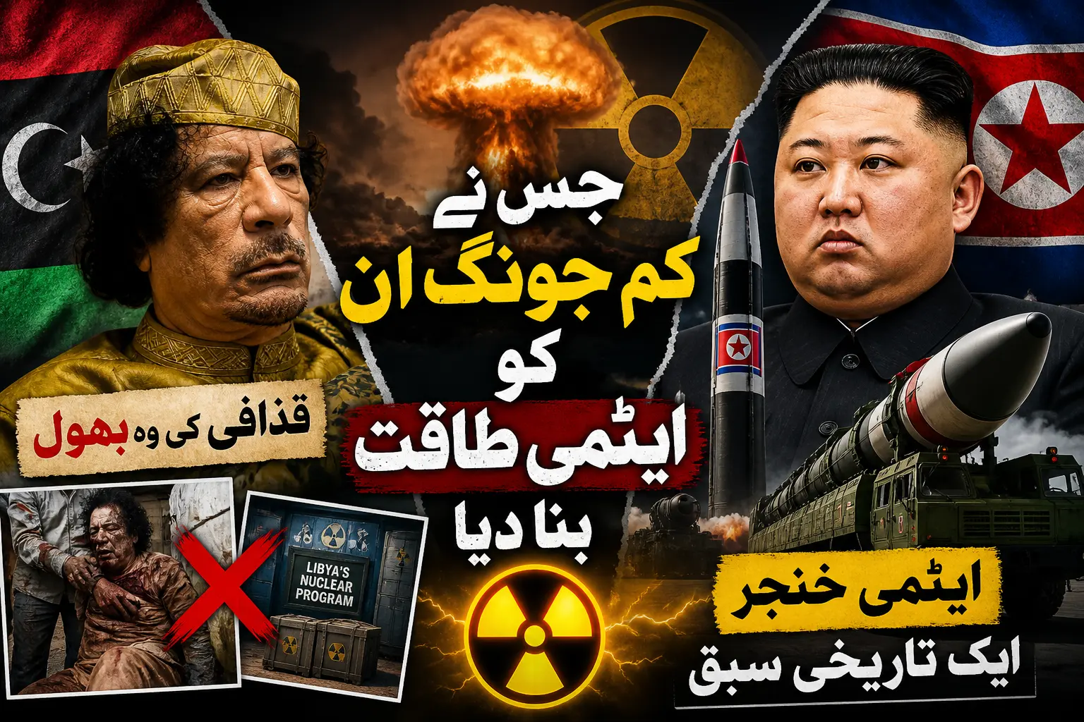 قذافی کی تزویراتی غلطی اور کم جونگ ان کی ایٹمی حکمت عملی